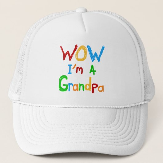 Casquette WOW Je suis un grand-père T-shirts et cadeaux (Devant)