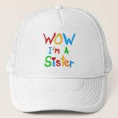 Casquette WOW Je suis une Soeur T-shirts et GIfts (Devant)