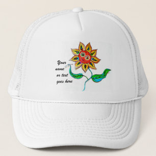 Casquette Writing Sunflower