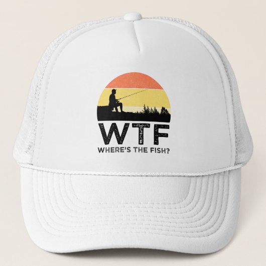 Casquette WTF - Où est le poisson ? (Devant)