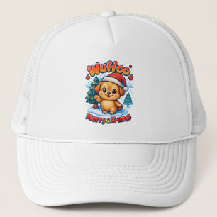 Casquette Wuffoo Roony Joyeux Noël Kawaii 3D Fêtes