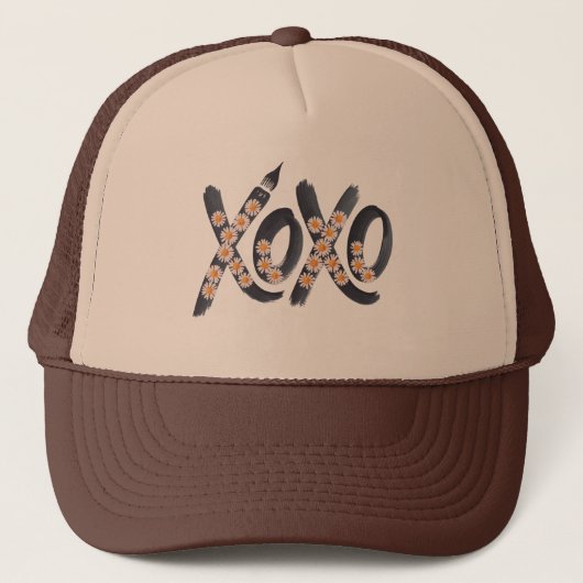 Casquette XOXO - Vibes d'amour mignonnes et tendan (Devant)