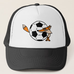 Casquette XX- Fox derrière une balle de football art