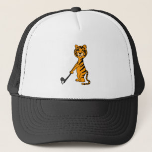 Casquette XX tigre jouant la bande dessinée de golf