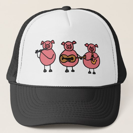 Casquette XX trois petits porcs musicaux (Devant)