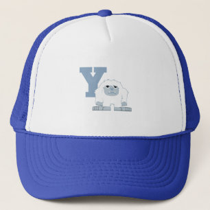 Casquette Y est pour Yeti Cute Cartoon Yeti Monster