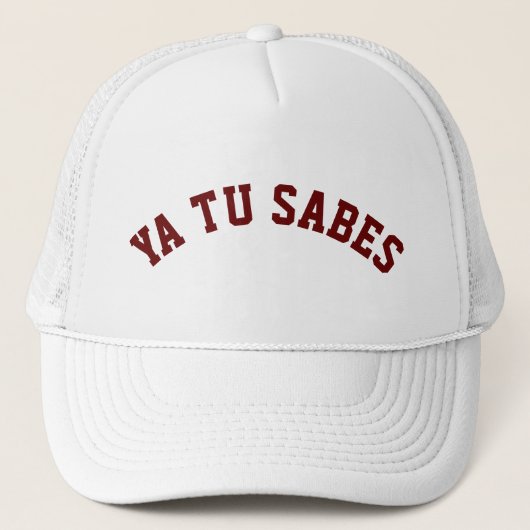 Casquette Ya Tu Sabes (Devant)