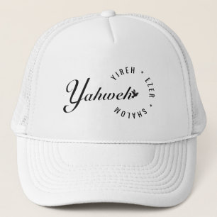 Casquette Yahweh Yireh Shalom Ezer Noms de Dieu Chrétien Do