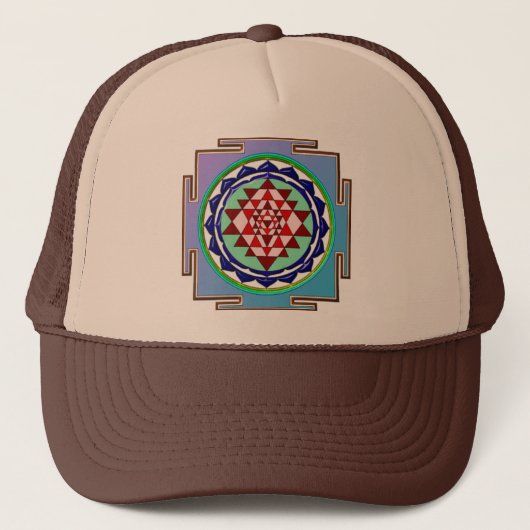 CASQUETTE YANTRA BLEU (Devant)