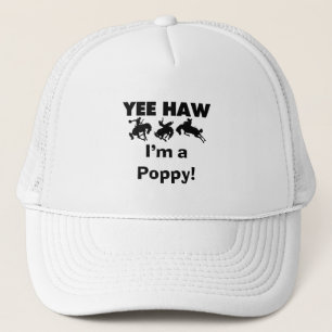 Casquette Yee Haw Je suis un T-shirts et cadeaux Poppy