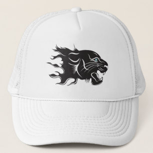 Casquette Yeux bleus de panthère noire