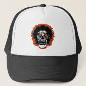 Casquette Yeux orange ZOMBIE (Devant)