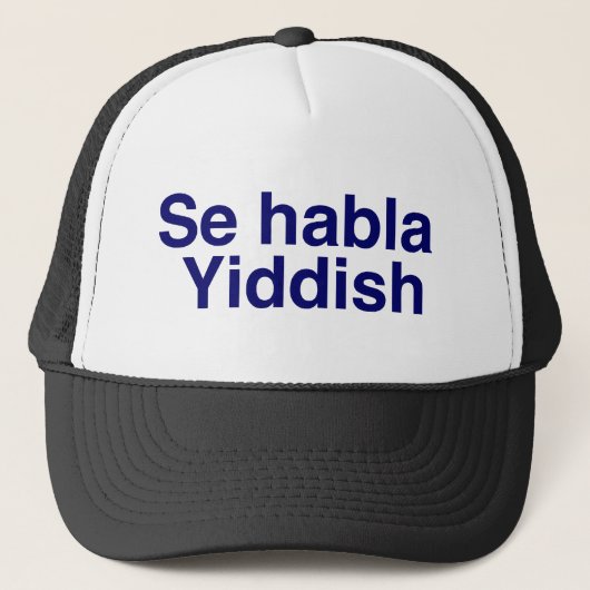 Casquette Yiddish de habla de Se (Devant)