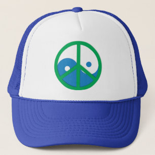 Casquette Yin-Yang avec signe de paix