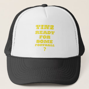 Casquette Yinz prêt pour un certain football