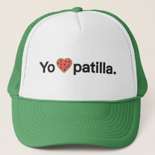 Casquette Yo Amo Patilla Trucker Vert Chapeau