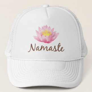 Casquette Yoga de fleur de Namaste Lotus