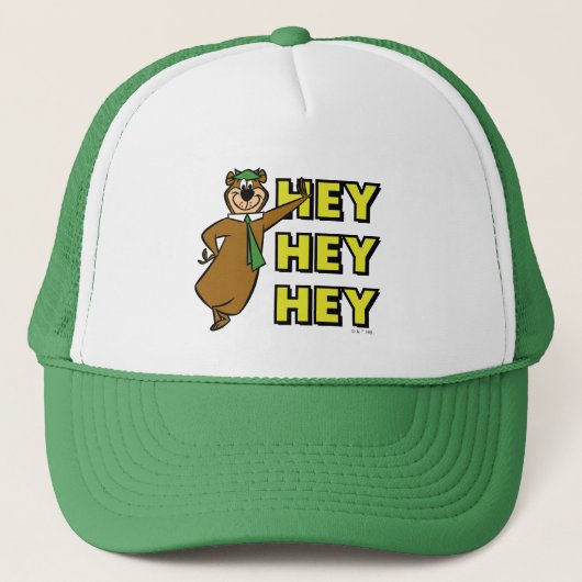 Casquette Yogi Bear Hey Hey Hey (Devant)