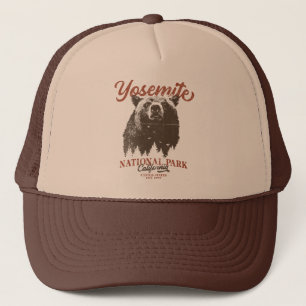 Casquette Yosemite Grizzly Bear California National Park