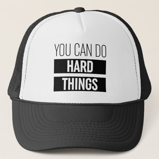 Casquette You Can Do Hard Things (Devant)