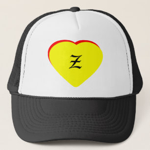 Casquette "Z" Coeur Jaune Rouge Faire-part de mariage Le MUS