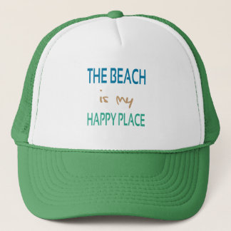 Casquette Zazzle La Plage Est Mon Endroit Heureux Chapeau