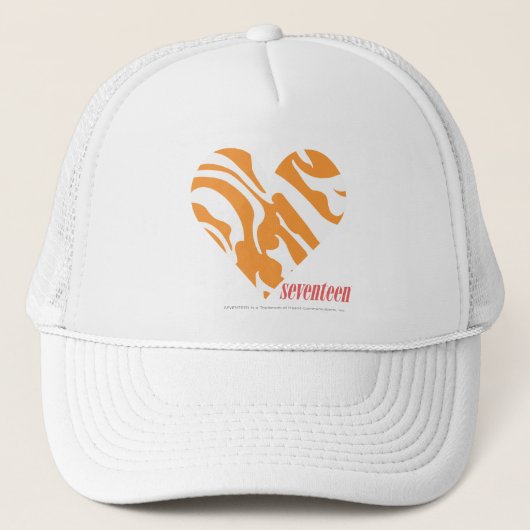 Casquette Zebra Orange 2 (Devant)