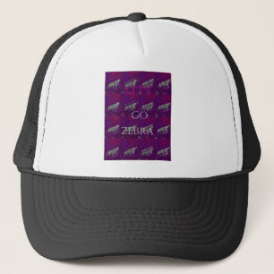 Casquette Zebra Print Décor : Un design amusant