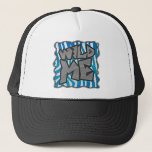 Casquette Zebra Silhouette bleu et blanc