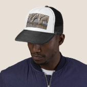 Casquette Zèbres boire (En situation)