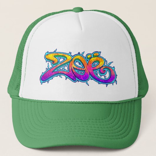 Casquette ZOE Graffiti Name - (Devant)