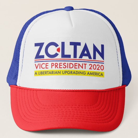 Casquette Zoltan Istvan VP 2020 (Devant)