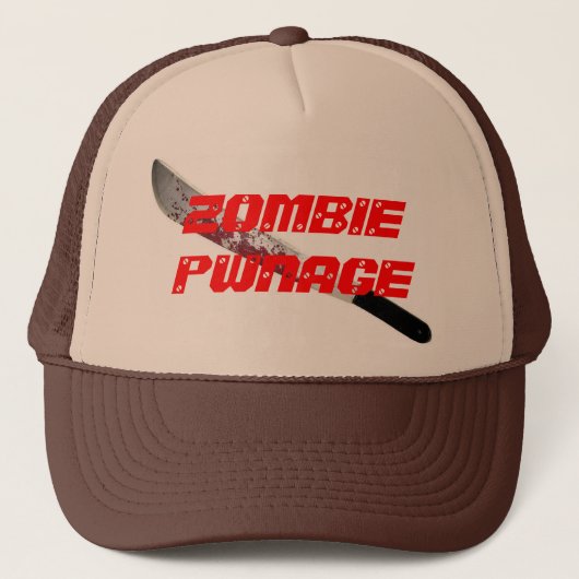 CASQUETTE ZOMBI PWNAGE (Devant)