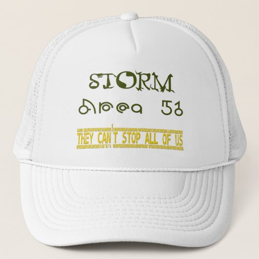 Casquette Zone de tempête 51 (Devant)