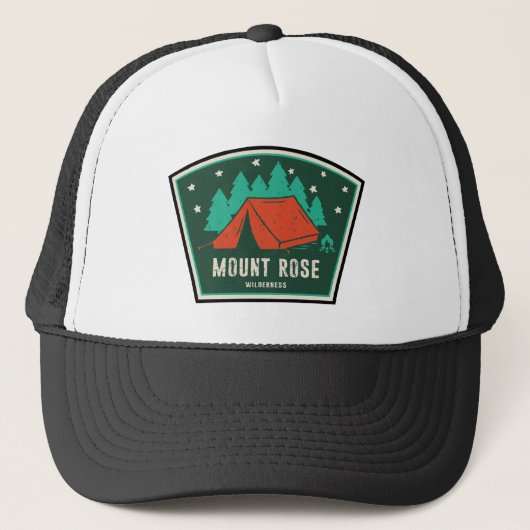 Casquette Zone sauvage de Mount Rose Nevada Camping (Devant)