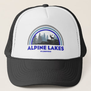 Casquette Zone sauvage des lacs alpins Washington Cerf arc-e
