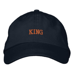 Casquettes brodées au nom KING - Visor brodé
