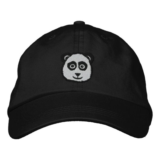 Casquettes brodés de Panda (Devant)