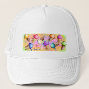 Casquettes, casquettes - cornets de crème glacée