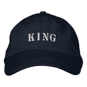 Casquettes Chapeaux Broderie Imprimée Roi