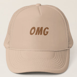 Casquettes de camionneur couleur kaki avec texte O