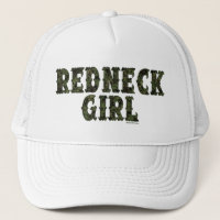 Casquettes de Camo de vert de fille de plouc