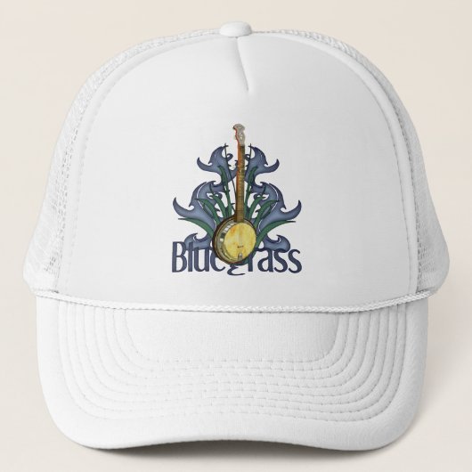 Casquettes de conception de banjo de Bluegrass (Devant)