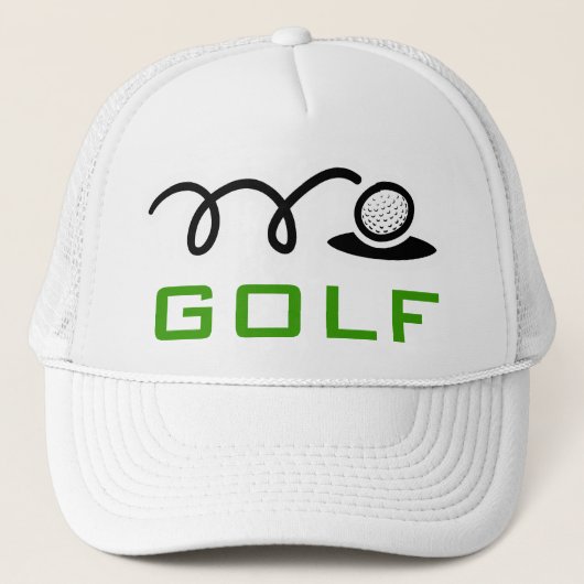 Casquettes de golf blancs pour hommes et femmes (Devant)