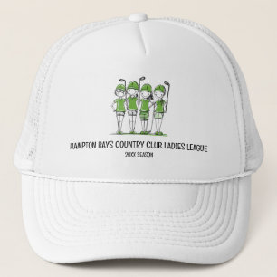 Casquettes de la Ligue de Golf des Dames customisé