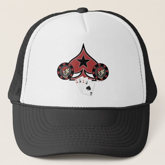 Casquettes de Pokerchip de crâne (Devant)