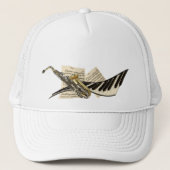Casquettes de saxophone et de musique de piano (Devant)