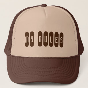 Casquettes et chapeaux de routier à texte personna