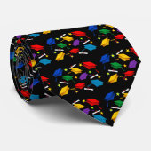 Casquettes et diplômes de cravate d'obtention du (Roulé)