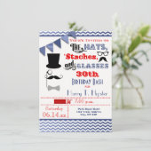 Casquettes, moustaches, et 30ème invitation (Debout devant)